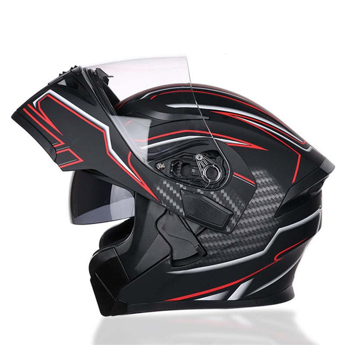 Casco de carreras de motos de cubierta completa de seguridad de moda