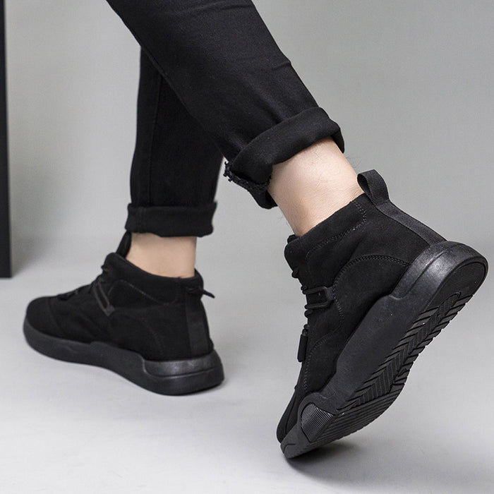Zapatos casuales deportivos cálidos Zapatos de algodón para hombres