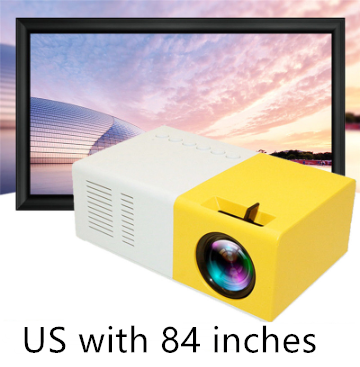 Proiettore portatile 3D Hd Led Home Theater Cinema Proiettore audio USB compatibile HDMI Mini proiettore Yg300