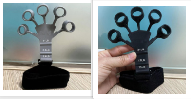 Silikon-Griffgerät, Fingerübungsstrecker, Fingergreifer, Krafttrainer