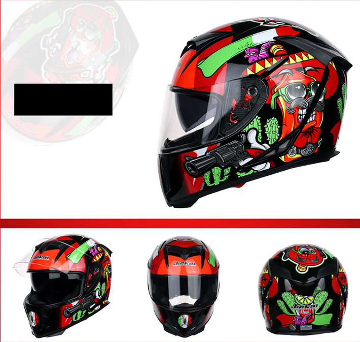 Moto Jetco de invierno con dos lentes y cubierta completa