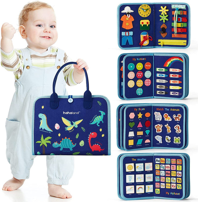 New Busy Book Children's Busy Board Dressing And Buttoning Learning Baby Early Education Preschool Sensory Learning Toy