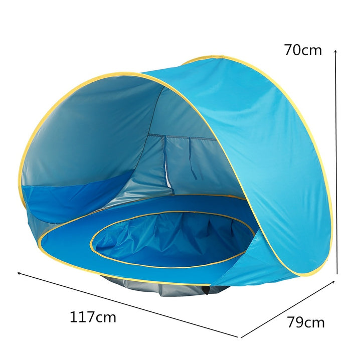 Tenda da spiaggia per bambini Tenda da campeggio per bambini Facile da piegare Tenda da sole impermeabile con protezione UV