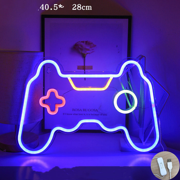 Luz de neón del tablero trasero de acrílico del sueño de mayúsculas y minúsculas colgantes de la iluminación creativa llevada