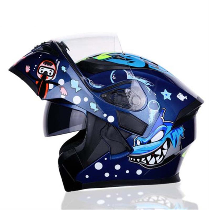 Casco de carreras de motos de cubierta completa de seguridad de moda