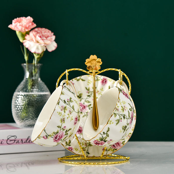 Traje de taza de té de cerámica de café