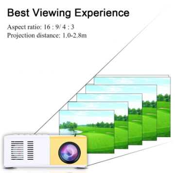 Proiettore portatile 3D Hd Led Home Theater Cinema Proiettore audio USB compatibile HDMI Mini proiettore Yg300