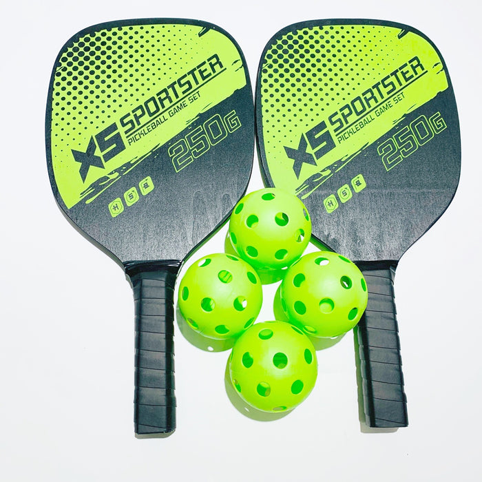 Equipo deportivo 2 raquetas Combinación de juego de raquetas de selección de 4 bolas