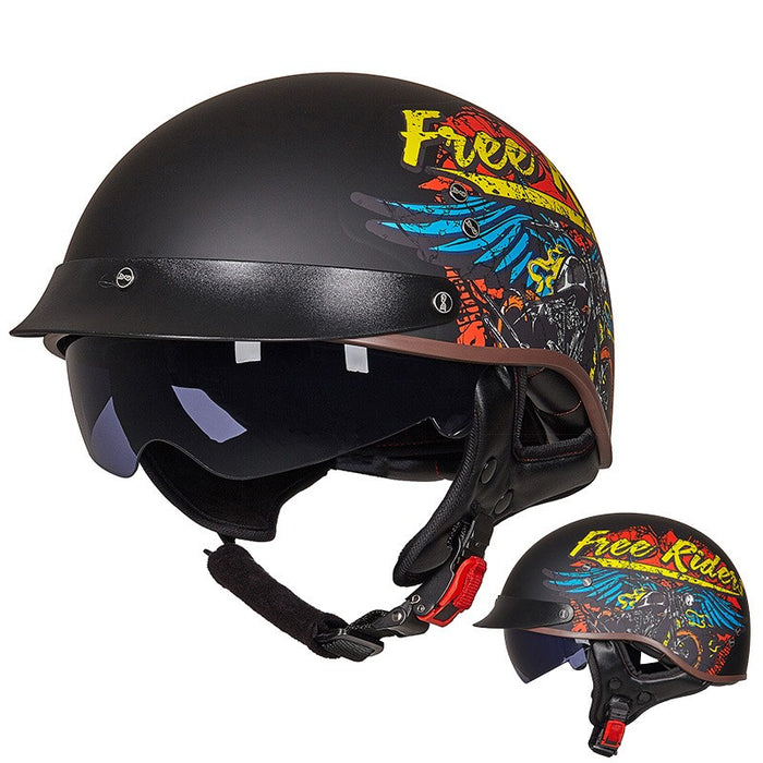 Casco De Moto Vintage