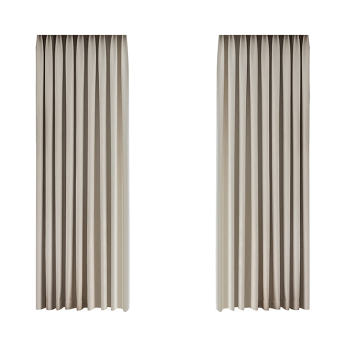Cortinas de color sólido de grano de trigo para sala de estar y dormitorio