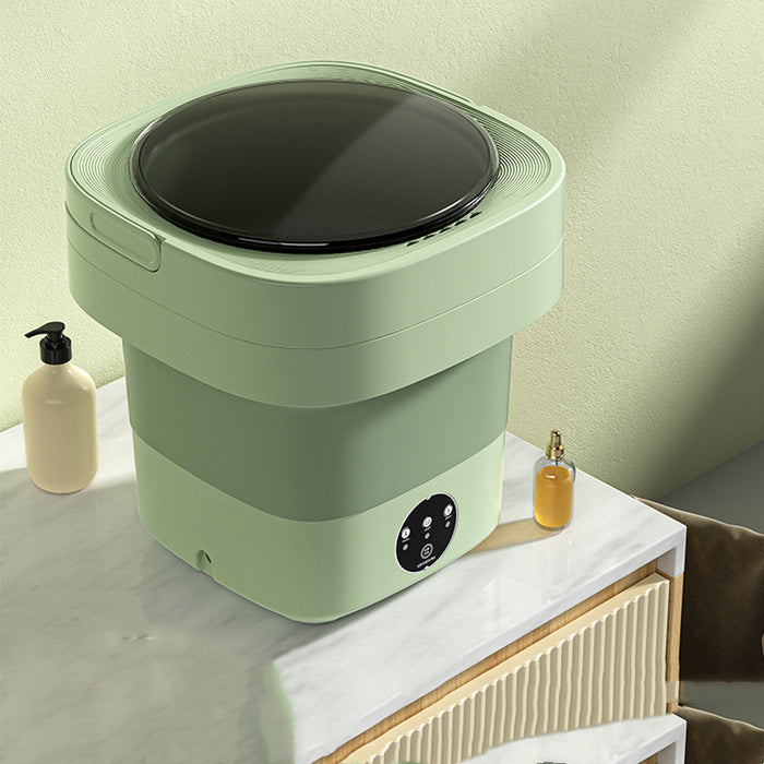 Mini máquina de lavar dobrável portátil, mini meias, roupa íntima, máquina de lavar, grande capacidade, 3 modelos com aparelhos secos giratórios