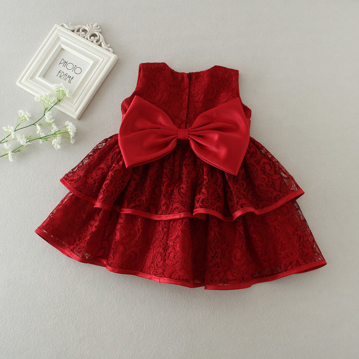 Girl & Baby Girl Birthday Wedding Princess Dress