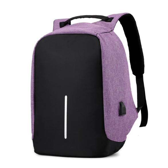 Mochila multifuncional resistente al agua con carga USB para ordenador portátil