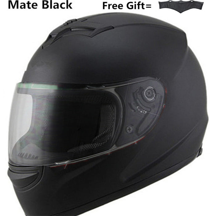 Capacete de motocicleta capacete completo masculino