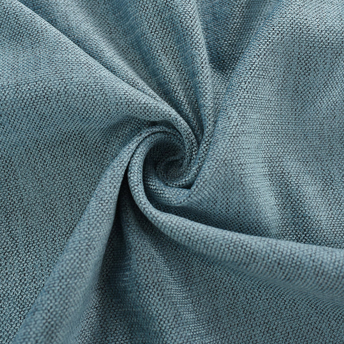 Cortina de chenilla sólida simple con costura directa de fábrica, cortina de sombreado alto, cortinas terminadas para sala de estar y dormitorio