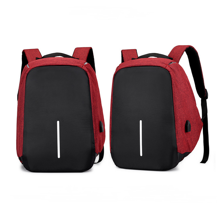 Mochila multifuncional resistente al agua con carga USB para ordenador portátil