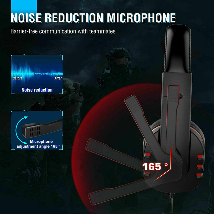 Auriculares Pro Gamer Auriculares para PS4 PlayStation 4 PC Computadora