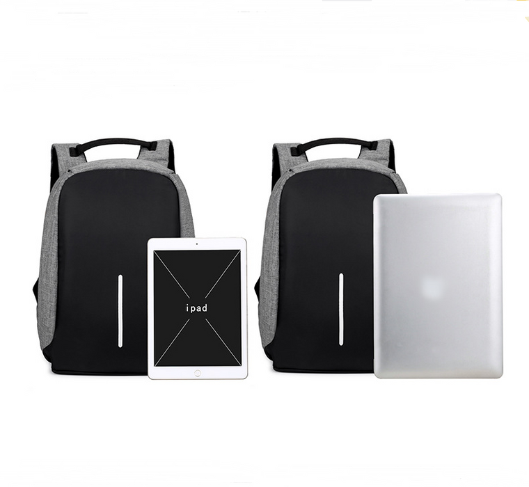 Mochila multifuncional resistente al agua con carga USB para ordenador portátil