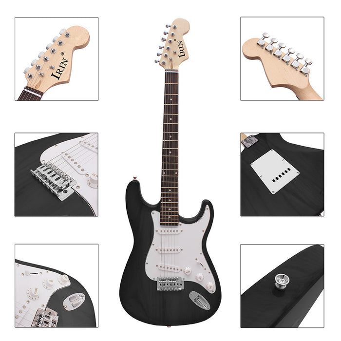 Paquete de guitarra eléctrica ST38 para práctica principiante