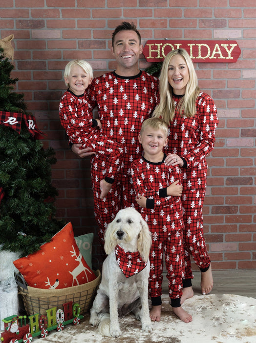 Roupas para pais e filhos Pacote familiar Roupas de Natal Pijamas estilo europeu e americano Homewear