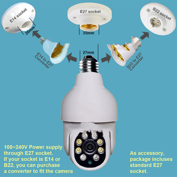 Telecamera di sorveglianza di sicurezza ad alta definizione Connessione WIFI wireless Smart Home