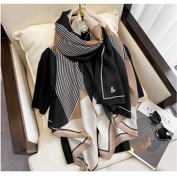Damen Seidenschals Elegante Casual-Accessoires