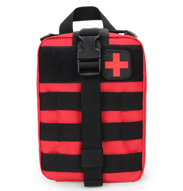 Botiquín de primeros auxilios táctico, riñonera de viaje de emergencia, bolso de rescate de supervivencia, bolsa impermeable de primeros auxilios para acampar, bolsa con parche