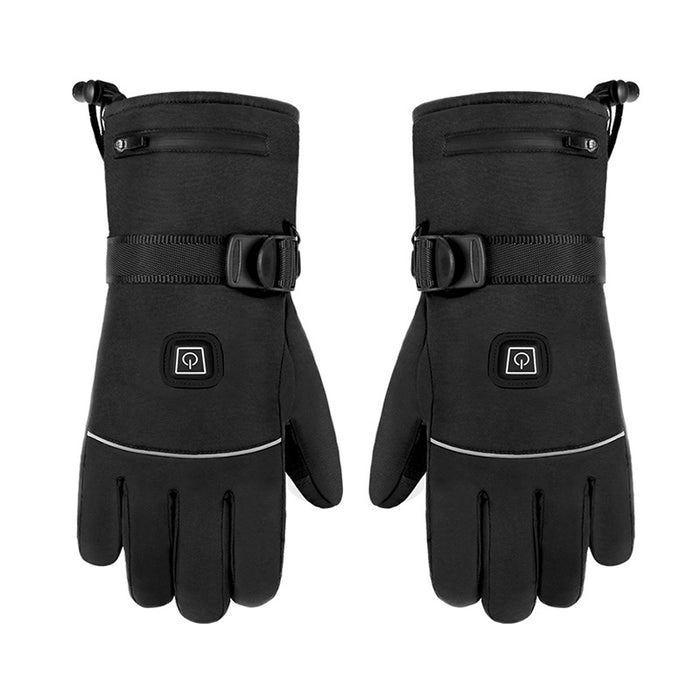 Winter Electric Motorcycle Heated  Touch Screen Gloves