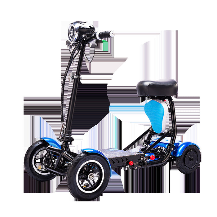Cyungbok-Mini Scooter de transporte de bicicleta eléctrica para adultos, plegable, de cuatro ruedas, para personas mayores