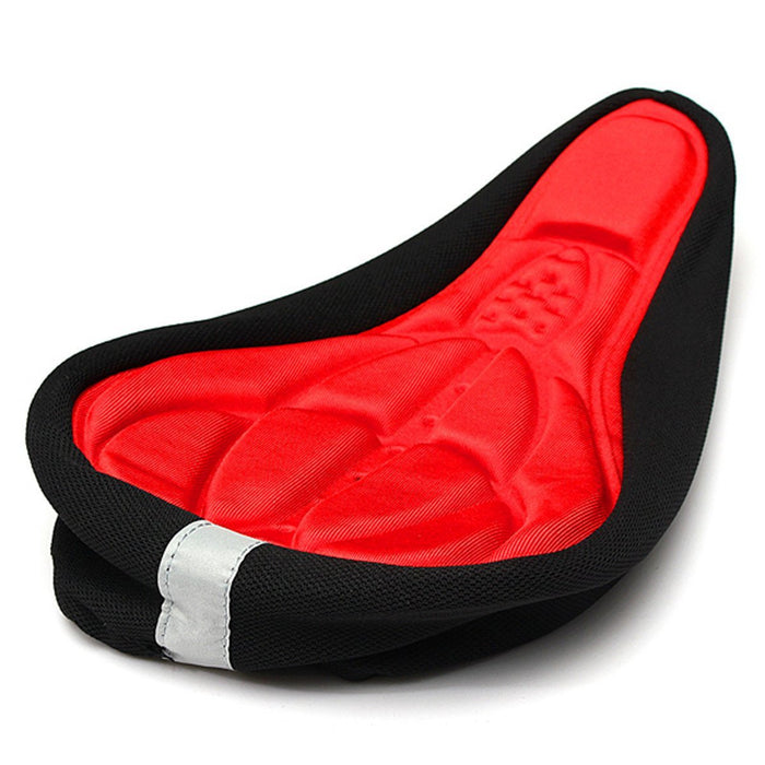 Funda de asiento transpirable 3D de color estera transpirable en relieve para bicicleta