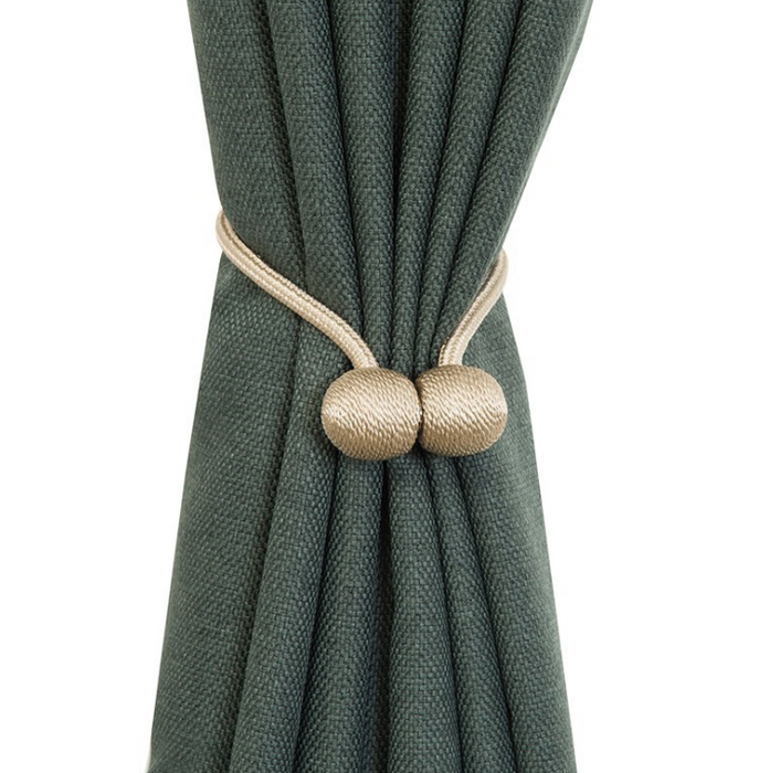 Imanes enganchados para dormitorio, correas de almacenamiento de encaje sin perforaciones, cortinas con hebillas magnéticas, clips fijos