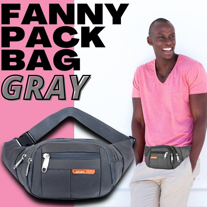 Männer Frauen Fanny-Pack Gürtel Taille Tasche Cross Body Sling Schulter Reise Sport Tasche