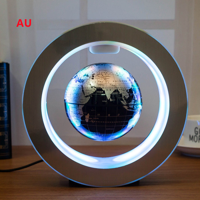 Mappa del mondo a LED rotonda Globo galleggiante Luce a levitazione magnetica Magia antigravità