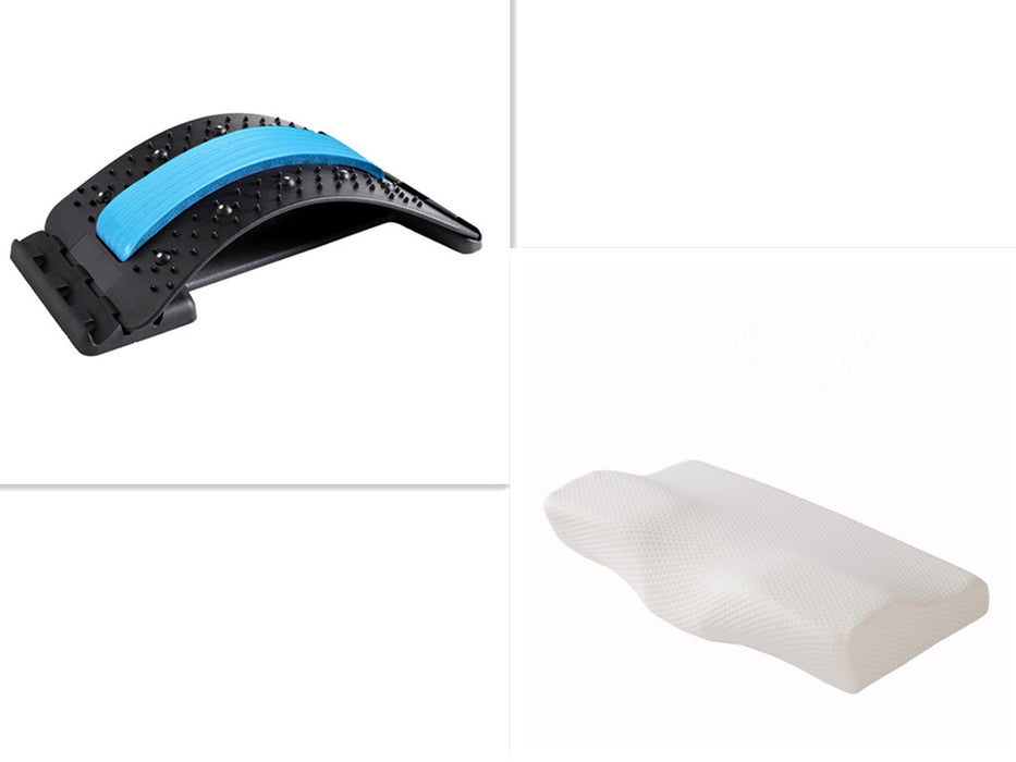 Almohada contorneada de espuma viscoelástica para el dolor de cuello Almohadas cervicales