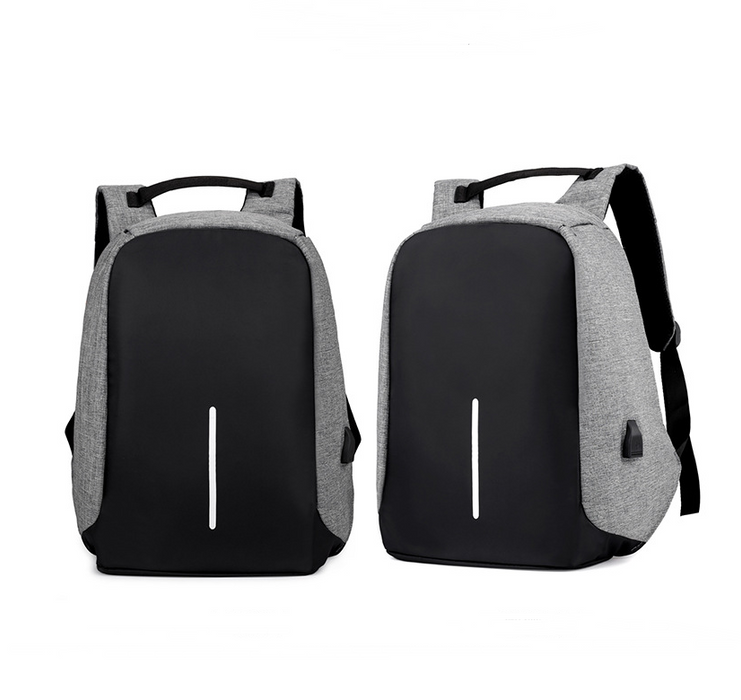 Mochila multifuncional resistente al agua con carga USB para ordenador portátil