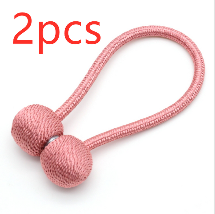 Imanes enganchados para dormitorio, correas de almacenamiento de encaje sin perforaciones, cortinas con hebillas magnéticas, clips fijos