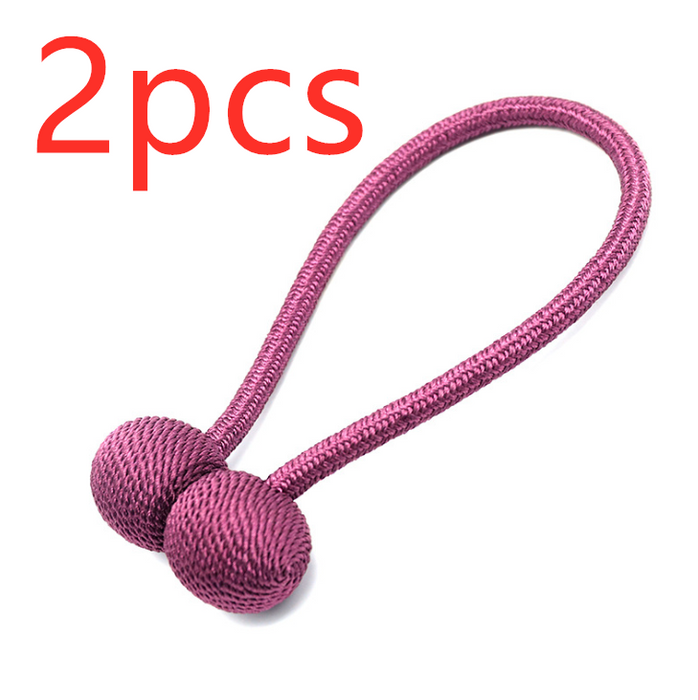 Imanes enganchados para dormitorio, correas de almacenamiento de encaje sin perforaciones, cortinas con hebillas magnéticas, clips fijos