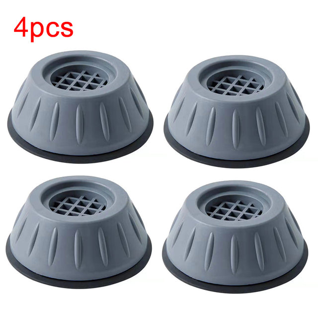 Almohadillas universales antivibración para pies, alfombrilla de goma para lavadora, almohadilla antivibración para secadora, Base de refrigerador, almohadilla antideslizante fija, 4 Uds.