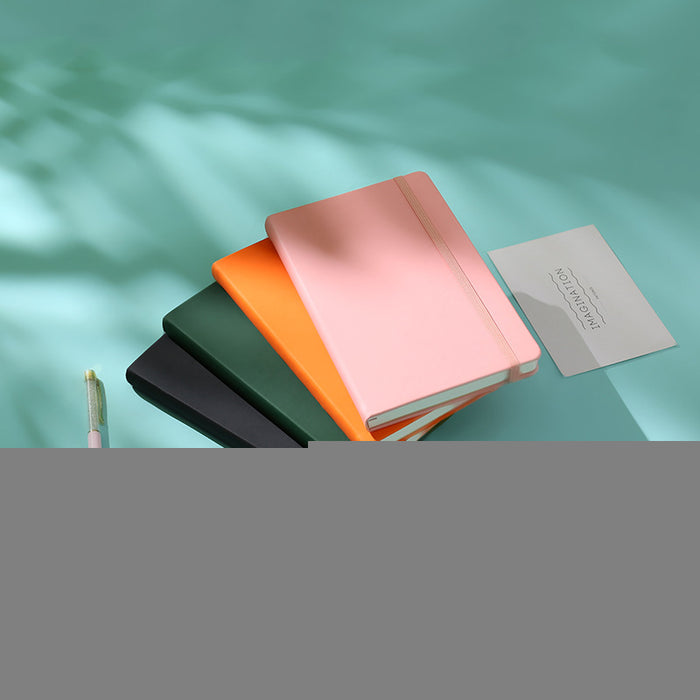 Cuaderno A5 de tapa dura de PU táctil