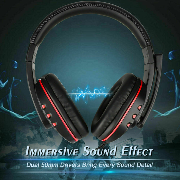 Auriculares Pro Gamer Auriculares para PS4 PlayStation 4 PC Computadora
