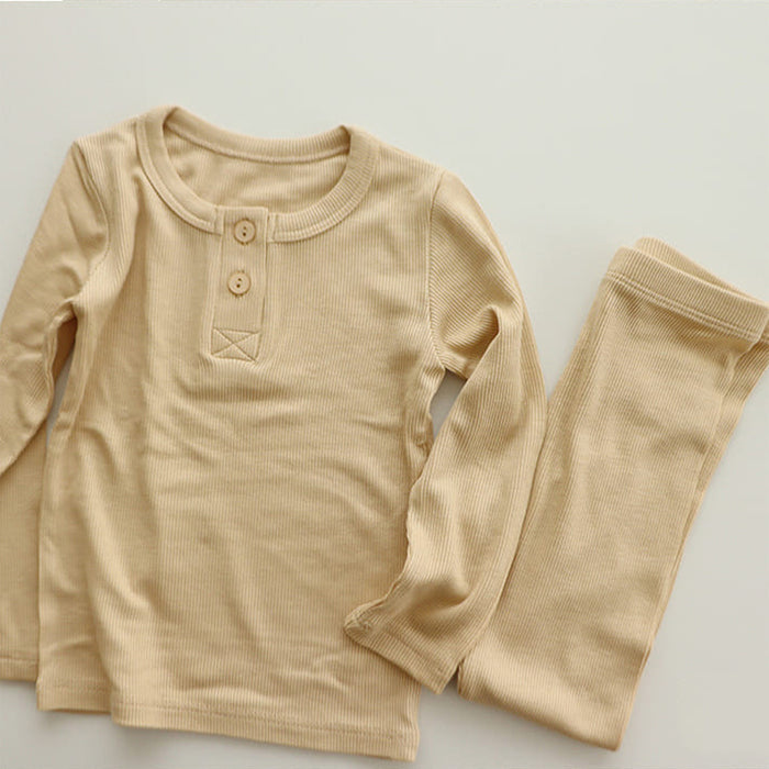 Conjuntos de pijamas para bebés y niños, ropa de dormir para niñas y niños, traje de otoño para niños