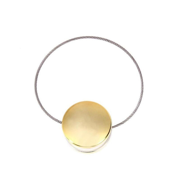 Accessori per tende Gancio per cinturino in acciaio inossidabile con fibbia rotonda decorativa