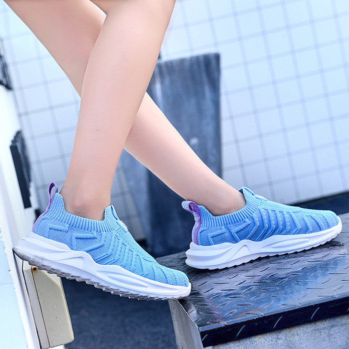 Mocasines para niños Otoño Malla Casual Zapatillas gruesas Zapatos para niños