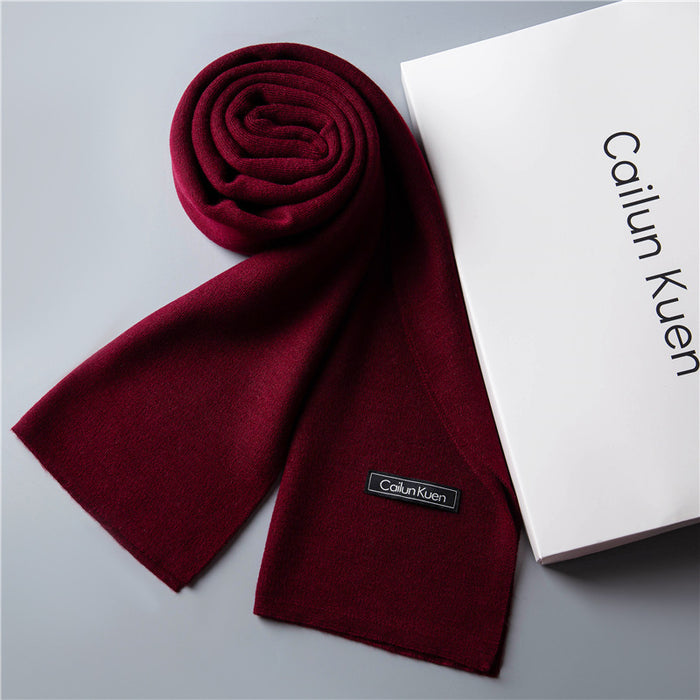 Trendy Warm Knitted Lätzchen Winter High-End Freizeit für Herren