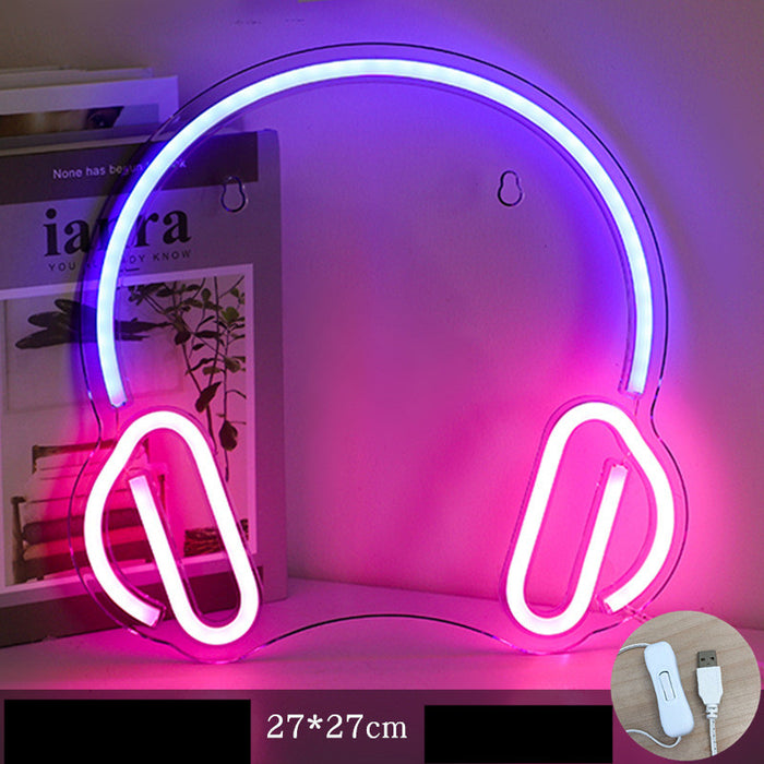 Luz de neón del tablero trasero de acrílico del sueño de mayúsculas y minúsculas colgantes de la iluminación creativa llevada