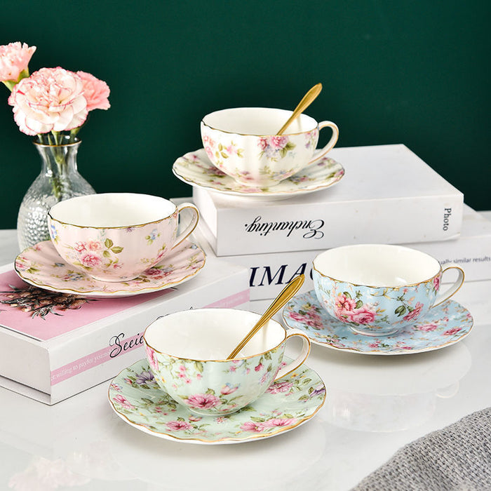 Traje de taza de té de cerámica de café