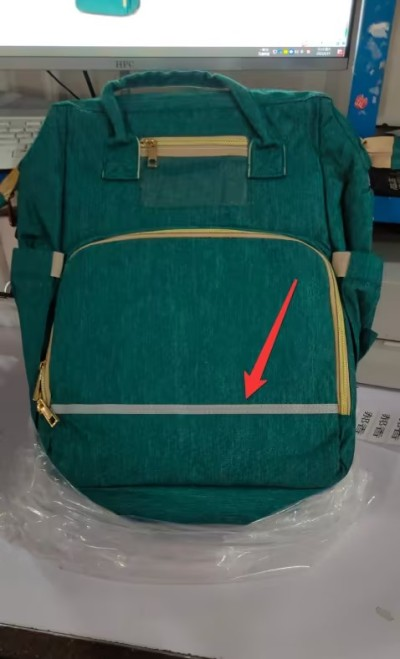 Versión de carga USB Mochila para cama de mamá plegable de gran capacidad multifunción