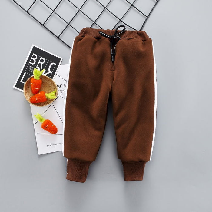 Ropa de invierno para bebé más pantalones de terciopelo.