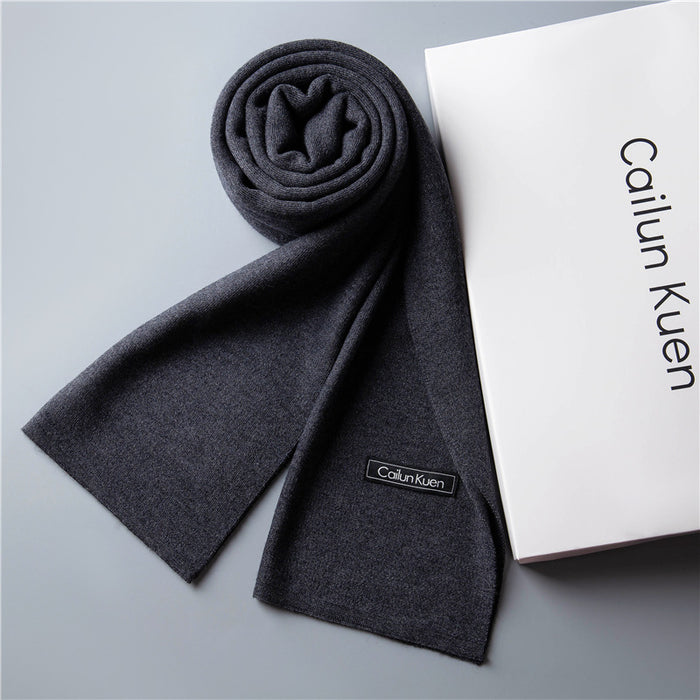 Trendy Warm Knitted Lätzchen Winter High-End Freizeit für Herren