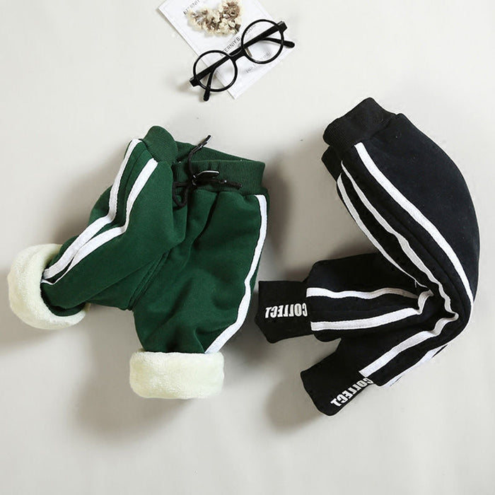 Ropa de invierno para bebé más pantalones de terciopelo.
